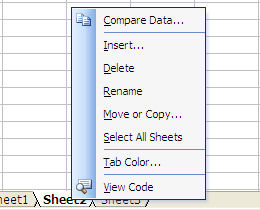 Excel adding sheet