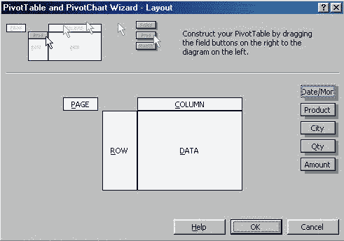 Excel Pivot Table Window